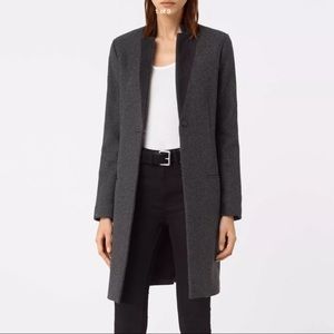 All Saints Leni Wool Coat|Size 0
